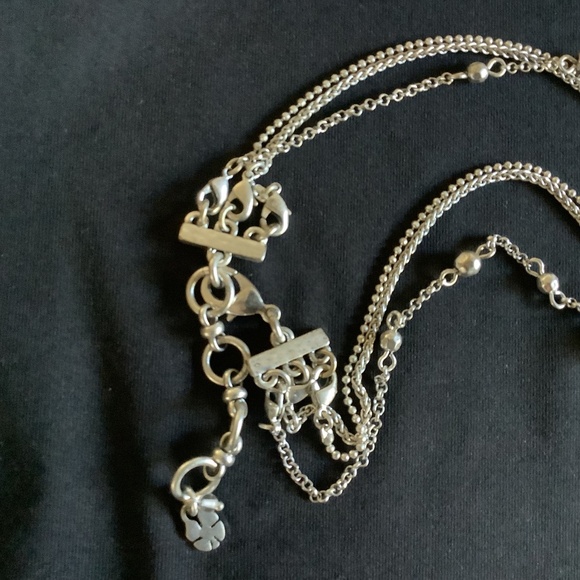 Lucky Brand Silvertone Convertible Necklace - Picture 4 of 4
